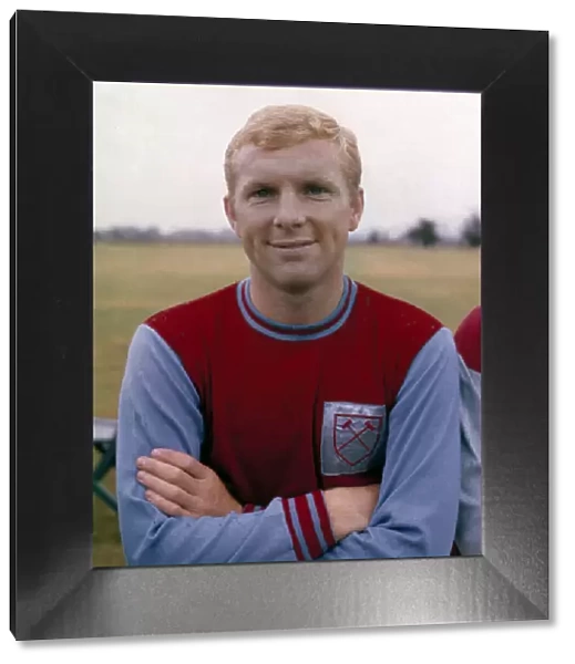 West Ham United football captain Bobby Moore August 1964