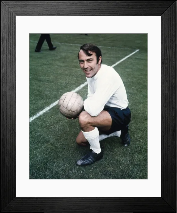 Framed Print : Tottenham Hotspur footballer Jimmy Greaves during training July 1968 Framed Print : Tottenham Hotspur footballer Jimmy Greaves during training July 1968