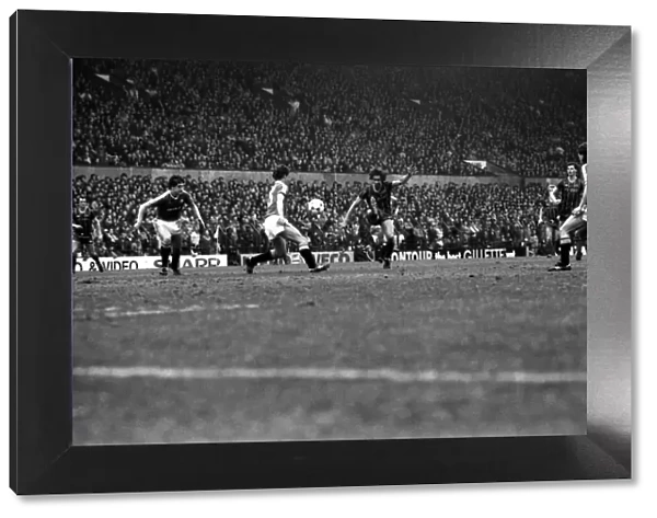 Manchester United v. Leicester City. March 1984 MF14-20-084 The final score was a