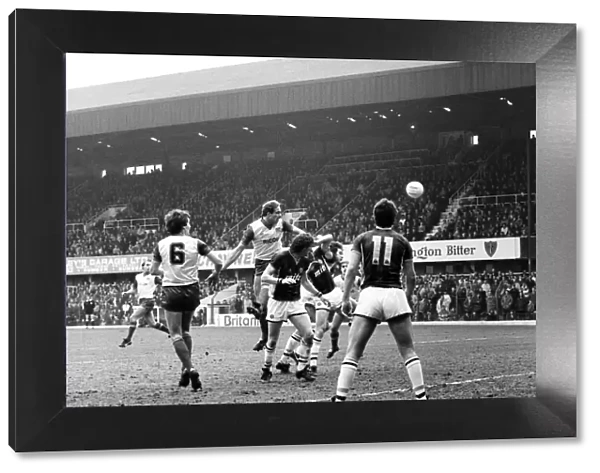 Stoke v. Aston Villa. March 1984 MF14-21-037 The final score was a one nil