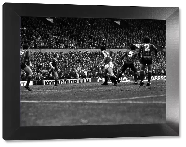 Manchester United v. Leicester City. March 1984 MF14-20-076 The final score was a
