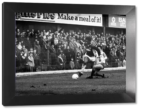 Stoke v. Aston Villa. March 1984 MF14-21-006 The final score was a one nil