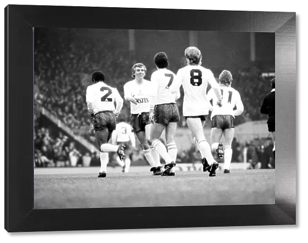 Liverpool v. Tottenham Hotspur. March 1984 MF14-19-048 The final score was a three