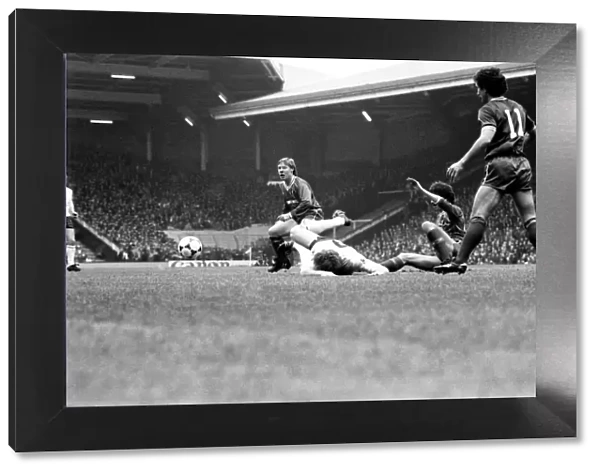 Liverpool v. Tottenham Hotspur. March 1984 MF14-19-014 The final score was a three