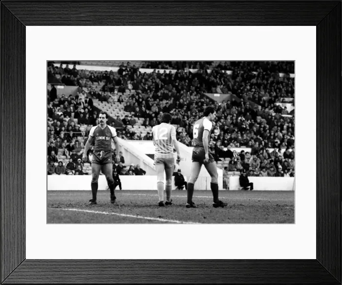 Framed Print : Manchester City v. Shrewsbury. March 1984 MF14-18-053 The final score was a one nil Framed Print : Manchester City v. Shrewsbury. March 1984 MF14-18-053 The final score was a one nil