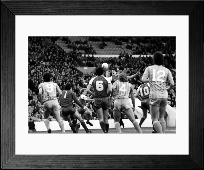 Framed Print : Manchester City v. Shrewsbury. March 1984 MF14-18 The final score was a one nil victory Framed Print : Manchester City v. Shrewsbury. March 1984 MF14-18 The final score was a one nil victory