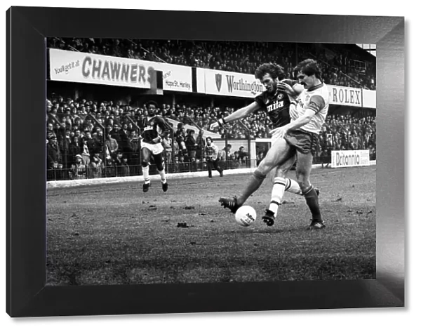 Stoke v. Aston Villa. March 1984 MF14-21-008 The final score was a one nil