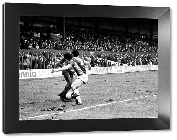 Stoke v. Aston Villa. March 1984 MF14-21-012 The final score was a one nil