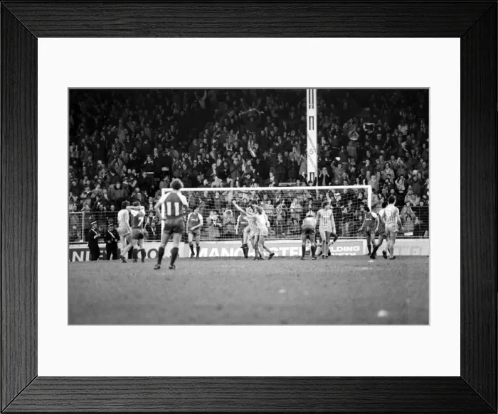 Framed Print : Manchester City v. Shrewsbury. March 1984 MF14-18-041 The final score was a one nil Framed Print : Manchester City v. Shrewsbury. March 1984 MF14-18-041 The final score was a one nil