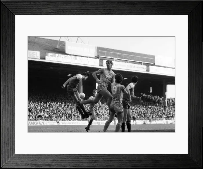 Framed Print : Manchester City v. Shrewsbury. March 1984 MF14-18-029 The final score was a one nil Framed Print : Manchester City v. Shrewsbury. March 1984 MF14-18-029 The final score was a one nil