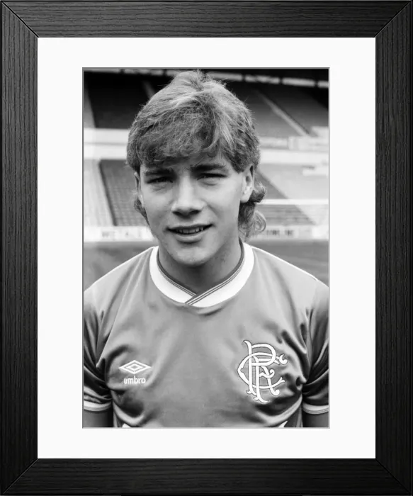 Framed Print : Rangers Team Group Season. 1985 Ally McCoist MF22-02a-030