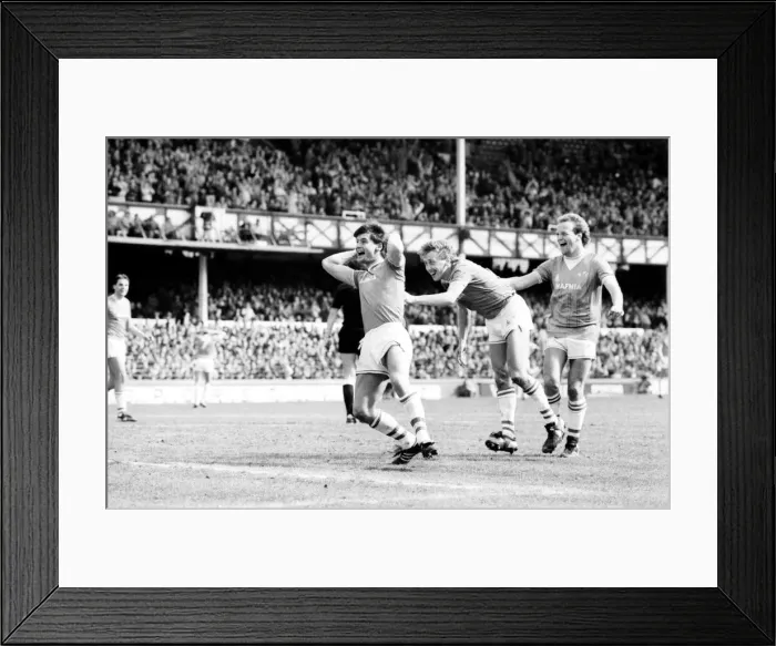 Framed Print : English League Division One match at Goodison Park. Everton 3 v Norwich City 0