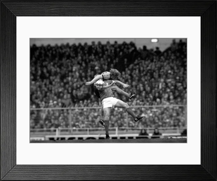 Framed Print : Nottingham Forest v. Wolverhampton Wanderers. (League Cup Final). March 1980 LF02-06-042 Framed Print : Nottingham Forest v. Wolverhampton Wanderers. (League Cup Final). March 1980 LF02-06-042