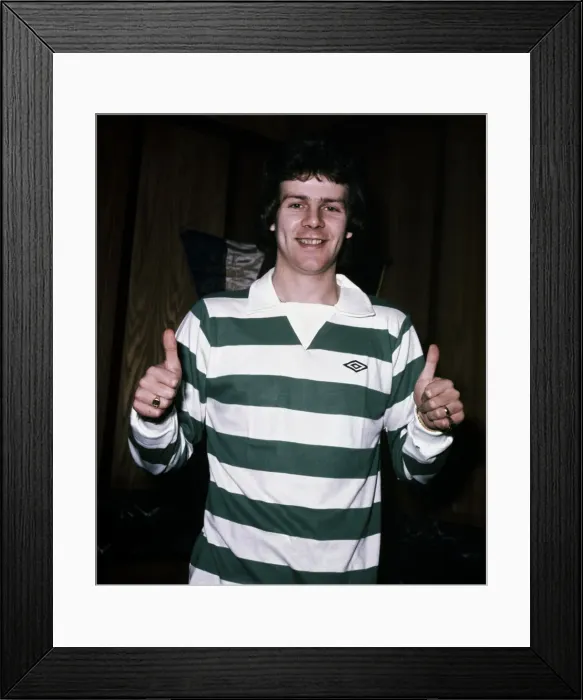Framed Print : Alfie Conn of Celtic FC. March 1977 Framed Print : Alfie Conn of Celtic FC. March 1977