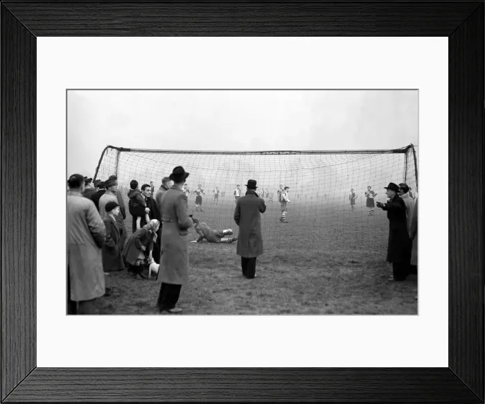 Framed Print : Eltham v Home Guard. 1st January 1950 Framed Print : Eltham v Home Guard. 1st January 1950