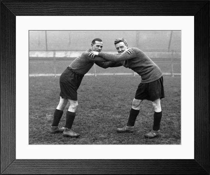 Framed Print : Clapton Orient F. C. Downing and Broadbent. DM17214. B c. 1927