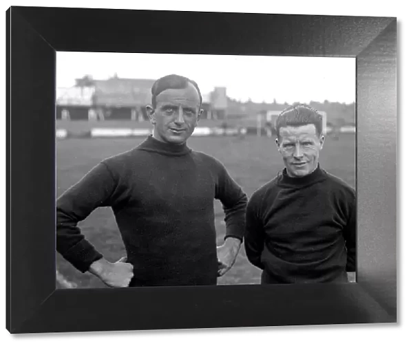 Brentford F. C. J. Radcliffe, trainer and J. Cartmill assistant trainer
