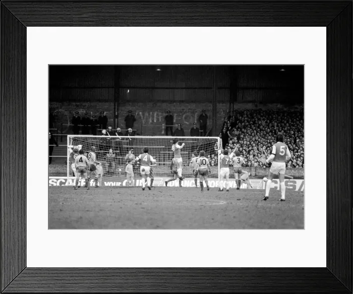 Framed Print : English FA Cup match at Vicarage Road. Watford 1 v Arsenal 2. March 1980 LF02-03 Framed Print : English FA Cup match at Vicarage Road. Watford 1 v Arsenal 2. March 1980 LF02-03