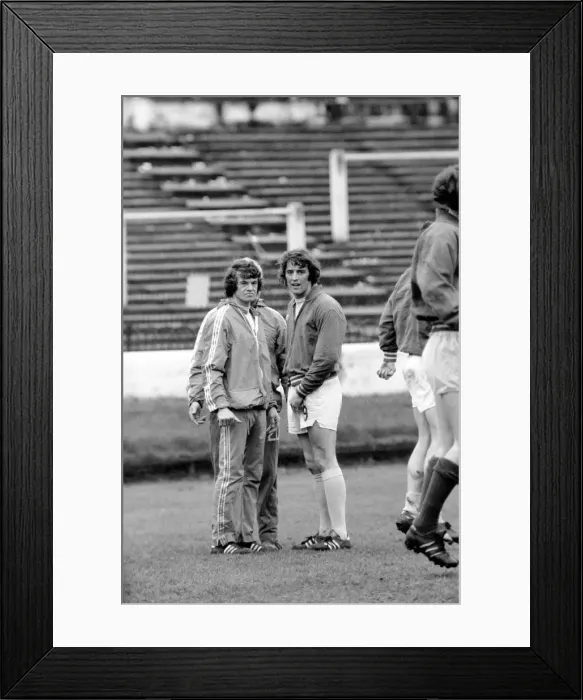 Framed Print : Chelsea training today at Stamford Bridge for Saturday Framed Print : Chelsea training today at Stamford Bridge for Saturday