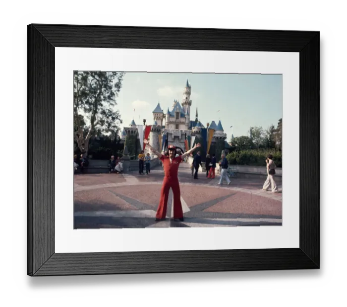 Framed Print : Liverpool and England footballer seen here at Disneyland during the England teams tour of Framed Print : Liverpool and England footballer seen here at Disneyland during the England teams tour of