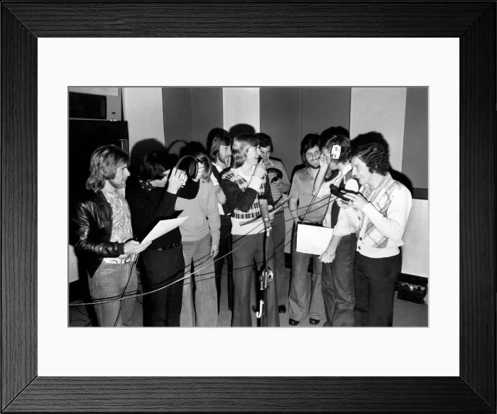 Framed Print : The West Ham players who are in this years F. A. Cup against Fulham