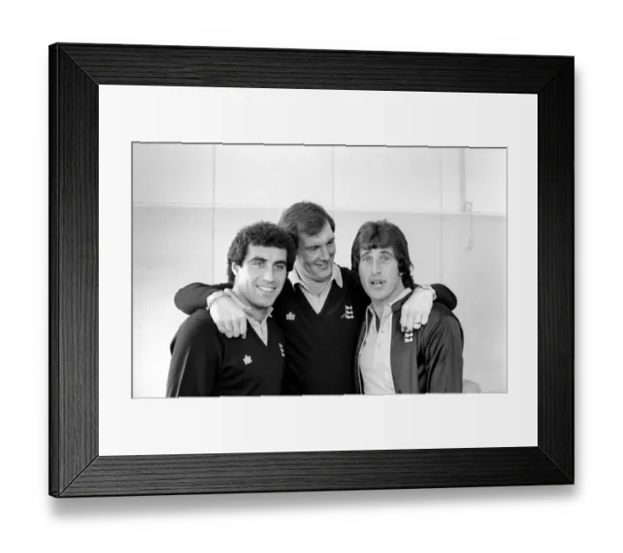 Framed Print : European Championships in Italy. England Team leaving Luton Airport for Italy
