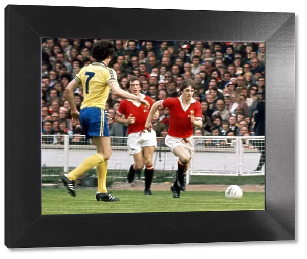 Manchesters Gordon Hill seen here in action during the FA Cup Final between Manchester