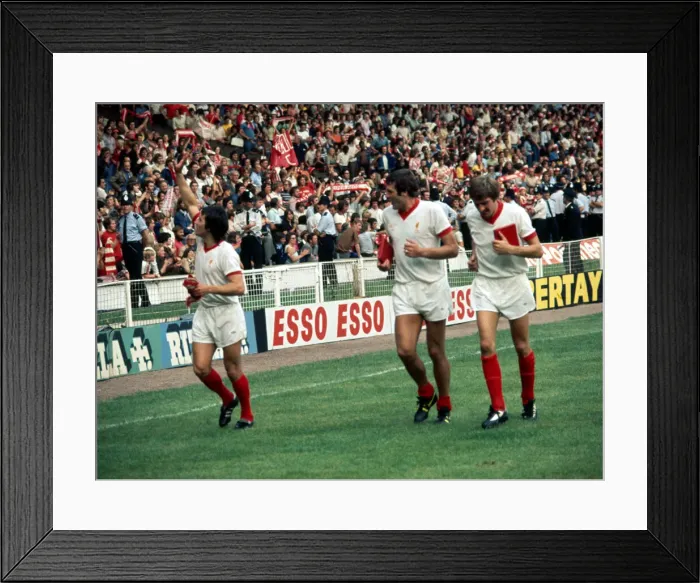 Framed Print : Charity Shield match at Wembley Stadium Liverpool 1 v Southampton 0 Liverpool