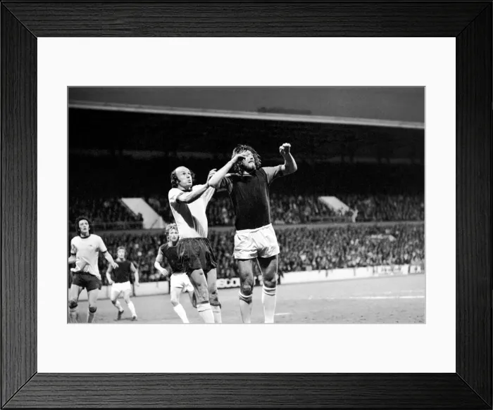 Framed Print : Division One Football: West Ham F. C. vs. Arsenal F. C. 1974 / 75 Season Framed Print : Division One Football: West Ham F. C. vs. Arsenal F. C. 1974 / 75 Season