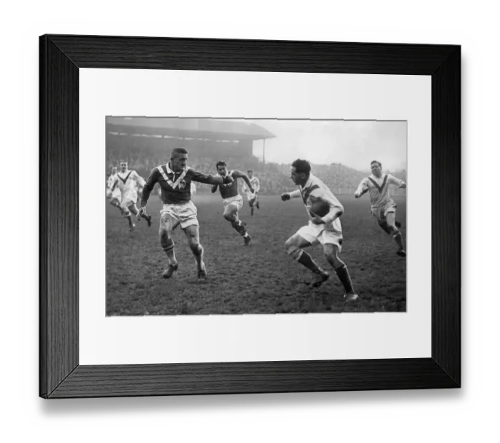 Framed Print : Rugby League International match England v France Framed Print : Rugby League International match England v France