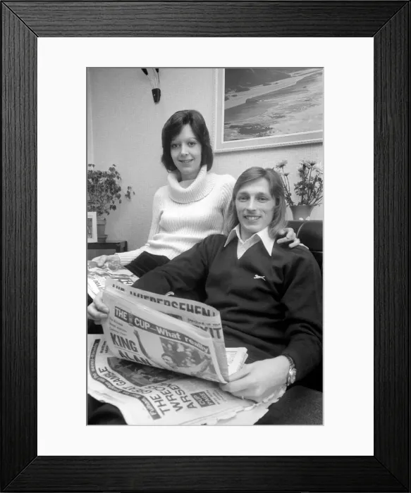 Framed Print : Sport: Football: West Ham United Cup Star. Alan Taylor and Jeanette Johnson Framed Print : Sport: Football: West Ham United Cup Star. Alan Taylor and Jeanette Johnson