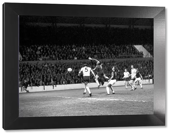 Football: West Ham F. C. (1) vs. Arsenal F. C. (0). April 1975 75-2230-002