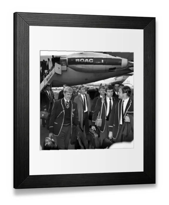 Framed Print : Sport: Rugby Union: South Africa: The Springboks, rugby football team from South Africa