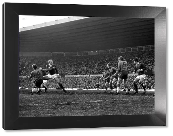 Football. Manchester United v. Crystal Palace. February 1970 70-1635-005
