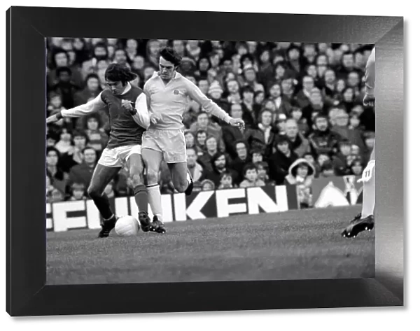 Football: Arsenal (1) vs. Leeds United (1). Division I. January 1977 77-00029-013
