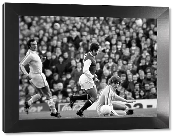Football: Arsenal (1) vs. Leeds United (1). Division I. January 1977 77-00029-024
