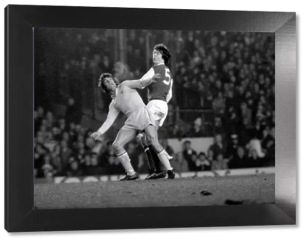 Football: Arsenal (1) vs. Leeds United (1). Division I. January 1977 77-00029-006