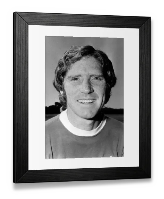 Framed Print : Portrait of Arsenal footballer Alan Ball August 1975
