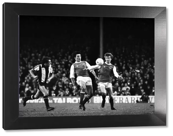 Arsenal v. West Bromwich Albion. November 1980 LF05-15-109 The final score was a two all