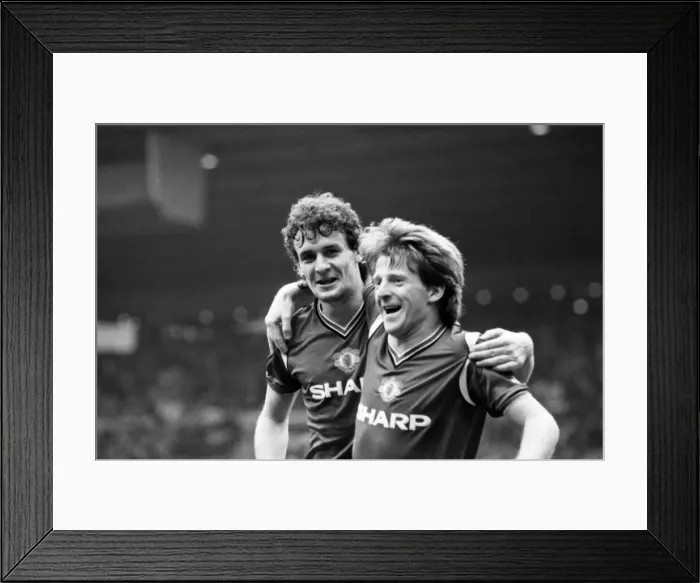 Framed Print : Manchester United 5 v. West Ham 1. October 1984 MF18-02-005 Framed Print : Manchester United 5 v. West Ham 1. October 1984 MF18-02-005