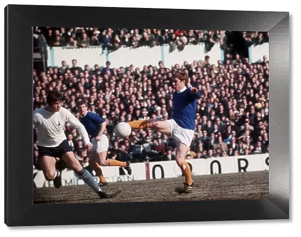 Alan Ball of Everton in action during the league match against Spurs March 1969