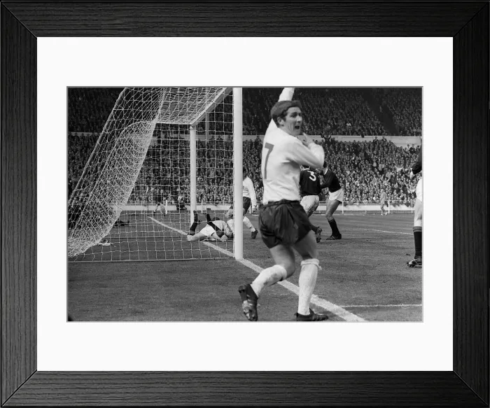 Framed Print : Alan Ball celebrates during the International friendly fixture against Scotland Framed Print : Alan Ball celebrates during the International friendly fixture against Scotland