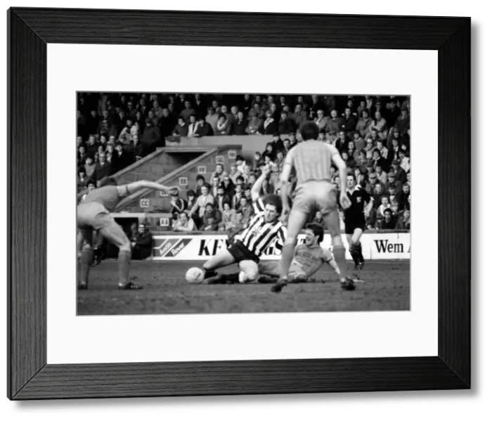 Framed Print : Shrewsbury 2 v. Newcastle 2. March 1984 MF14-26 Framed Print : Shrewsbury 2 v. Newcastle 2. March 1984 MF14-26