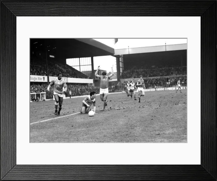Framed Print : English League Division One match. Stoke City 2 v Birmingham City 1