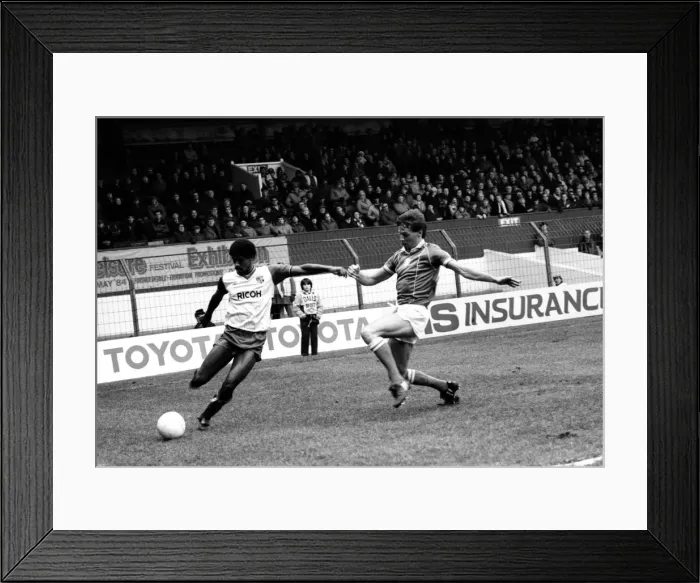 Framed Print : English League Division One match. Stoke City 2 v Birmingham City 1