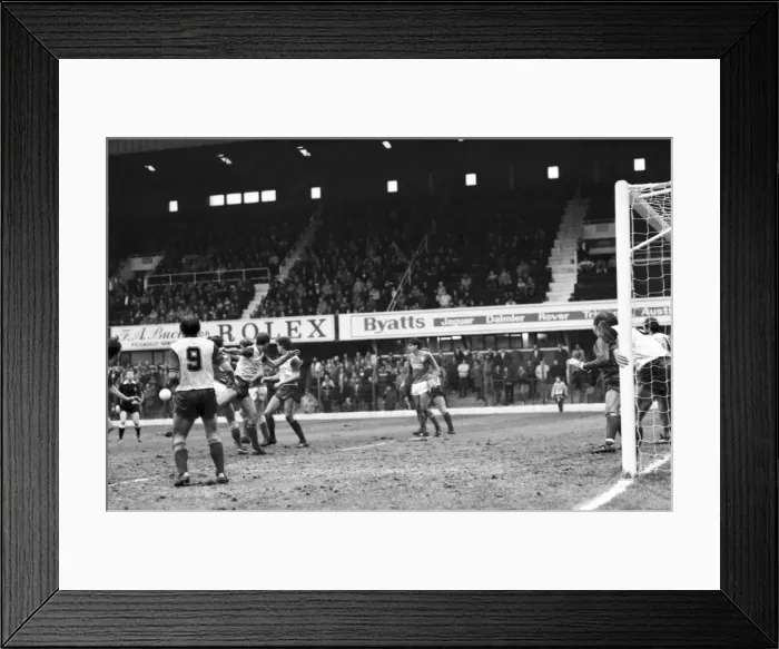Framed Print : English League Division One match. Stoke City 1 v Ipswich Town 0
