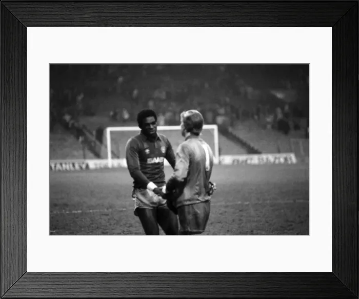 Framed Print : English League Division Two match at Maine Road. Manchester City 2 v Portsmouth 1 Framed Print : English League Division Two match at Maine Road. Manchester City 2 v Portsmouth 1