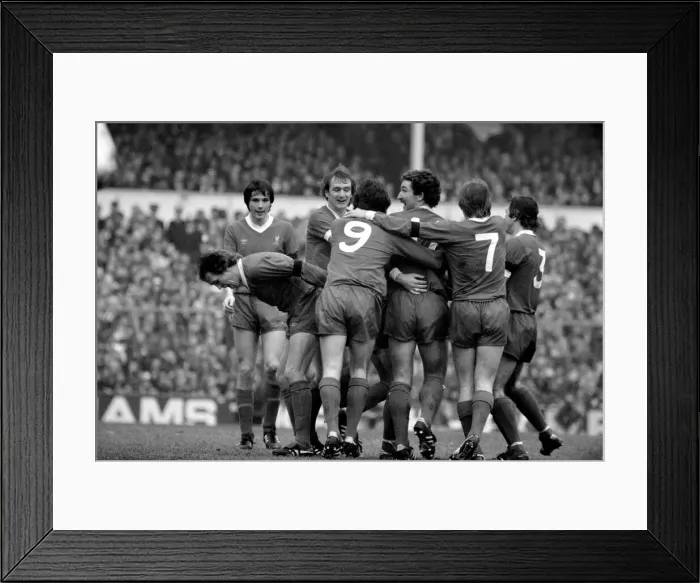 Framed Print : English FA Cup match at White Hart Lane. Tottenham Hotspur 0 v Liverpool 1