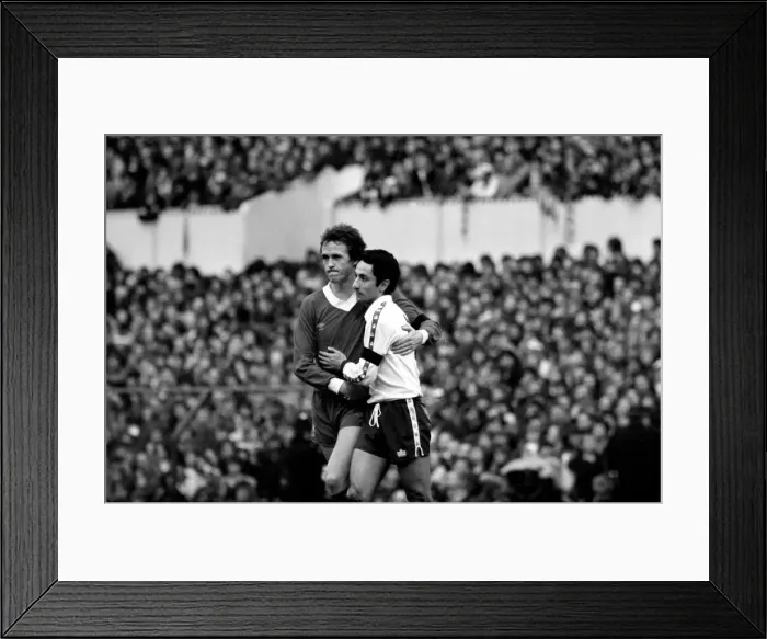 Framed Print : English FA Cup match at White Hart Lane. Tottenham Hotspur 0 v Liverpool 1