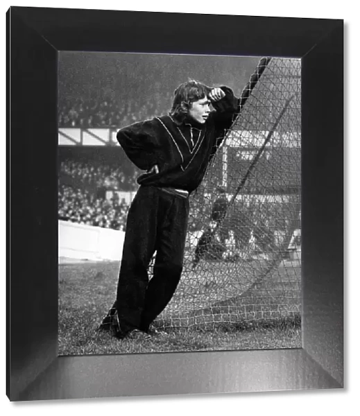 An Everton ball boy cries as his team is getting beat. March 1973 P000140